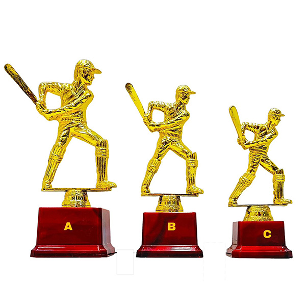 Batsman Cricket trophy