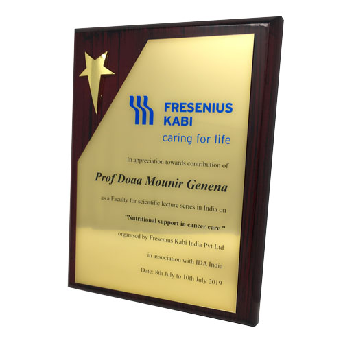 Wooden Plaque (Certificate)