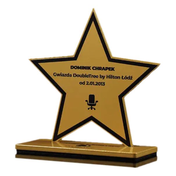 Star Shape Acrylic trophy