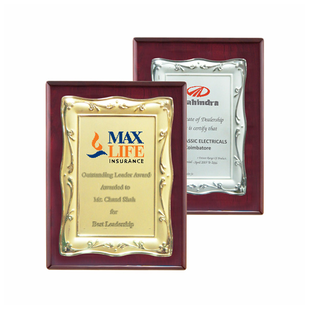 Wooden Plaque / Certificate