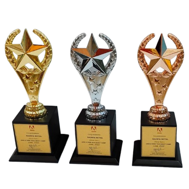 Metal Star trophy