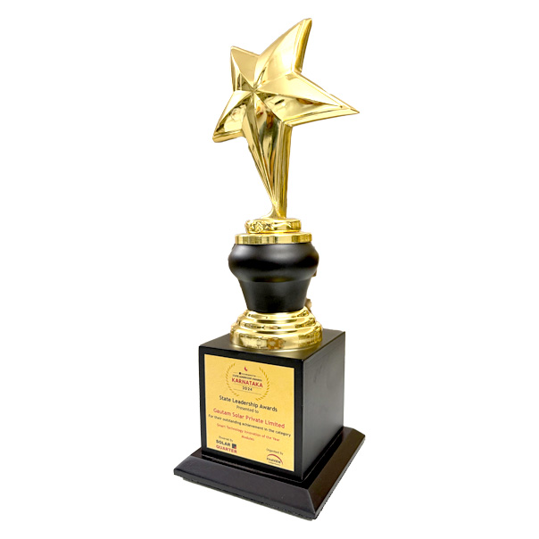 Metal Star trophy SM214