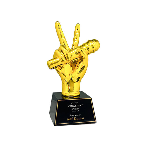 Mike Singing Polyresin Trophy